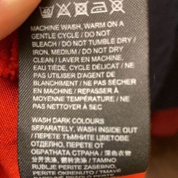 Simply Be Mandarin Red Balloon Sleeve Cotton Blend Plus Size Peplum Top - Picture 9 of 11